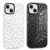 2 Pack Cheetah Print Cases For Iphone 13 / Iphone 14 Case 6.1 Inch, Clear Cute Coquette Fashion Leopard Patterns For Girls Women Funda With Shockproof Protection Silicone Soft Tpu Cover