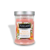 Tuscany Candle Peach Prosecco Long-Lasting Scented Jar Candle, 18 oz