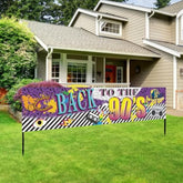 Back to the 90s Party Banner – Retro Hip Hop Graffiti Backdrop Décor