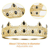 Birthday Gifts For Men, Birthday Decorations For Men, Party Decor Supplies Including King Crown & Sash & Cake Topper & Candles