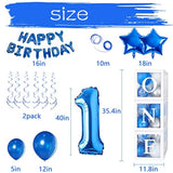 First Birthday Balloon Boxes Decorations For Girl, 72Pcs 1St Birthday