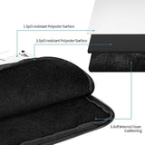 Music Notes 17 Inch Portable Laptop Sleeve Compatible With Macbook Air Notebook Computer Case For Men Women College School Students