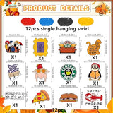 24PCS Friends Birthday Party Supplier Hanging Swirls, Colorful Friend Party Decorations Streamers