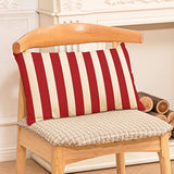 Valentine'S Day Rectangle Pillow Covers Red White Sweet Love Throw Pillow Case 12 X 20 Inch Hearts Stripes Love Cushion Cover For Home Couch Sofa Wedding Anniversary Decoration, Set Of 4