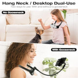 Cell Phone Stand, Neck Cell Phone Holder, Hand Free Flexible Gooseneck Phone Holder For Bed, Neck Phone Holder Pov/Vlog Selfie Mount, Universal Multifunctional Phone Stand For 4.7''6.7'' Phone