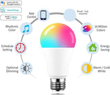 Smart LED Light Bulb 16 Million Colors Hub Required Voice Control