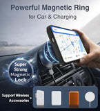 Magnetic for Galaxy S26 Ultra Case, Built-in Invisible Kickstand, Shockproof, Non-Slip, Anti-Scratch, Compatible with Magsafe, Slim