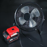 Battery Adapter Compatible For Milwaukee M18 Battery, Dc Port & 3W Led Work Light, And Dual Usb Charger Adapter Converter Compatible For Milwaukee 18V Battery 49-24-2371 Power Source