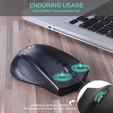 Wired Usb Mouse With 6-Foot Cord, 1200 Dpi, Right Or Left Hand Use, Ergonomic Design, Black
