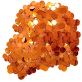 Orange Metallic Foil Confetti 8000 Pcs Shiny Round Table Confetti For Fill Balloon Wedding Graduation Party Decorations,60G Of Pack