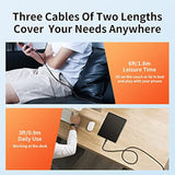 Usb C Cable 3Pack(3Ft/6Ft/6Ft), Usb A To Usb C Fast Charger Cord Nylon Braided Compatible With 16/15/Plus/Pro/Pro Max?Galaxy S25 S24 S23 S22 A51 S10 S9, And Other Usb C Devicesblack