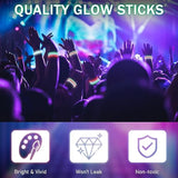 600Pcs Christmas Glow Stick Necklaces and Bracelets Bulk Red Green Party Supplies