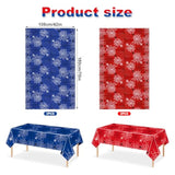 4Pcs Spider Tablecloths, 70X42 Inch Plastic Waterproof Spider Web Table Cloth Table Decorations Supplies For Cartoon Theme Birthday Friends Party