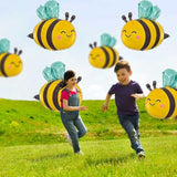6 Pc Bee Foil Balloons: Bumble Bee Decor for Birthday, Baby Shower, & Gender Reveal