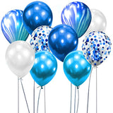 Friendship Deep Blue&Light Blue &Marble Agate Blue &White& Blue Pre-Fi