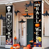Halloween Decorations Outdoor Indoor Welcome Banners Porch Signs Yard Party Decor