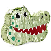 Alligator Pinata For Kids Safari Birthday Party Decorations, Baby Shower And Alligator Party Decorations (Small, 16.5 X 11.5 X 3 Inches)