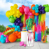 Mexican Fiesta Party Decorations 134 Pcs Fiesta Balloon Garland Arch Kit Cactus Sombrero Guitar Balloons For Taco Twosday Birthday Decorations Baby Shower Carnival Cinco De Mayo Party Supplies
