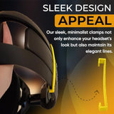 Splashncolor A50 Support Brace Clamps Upgrade For Cushion - Enhance Your Headphone Comfort With Durable And Secure Fit - Compatible With Astro A50 Gen. 4 And Mod Kit - 2 Pack (Flexible, Yellow)