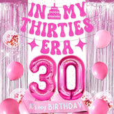 30Th Birthday Decorations For Her Happy 30Th Birthday Decorations In My Thirties Era Party Decorations Number 30 Balloons For Women Men Birthday Party Decoration