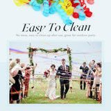 10pcs Colorful Streamer Poppers — No-Mess Confetti for Parties & Celebrations