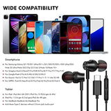 Usb C Earbuds For Google Pixel 7 Pro 6, Noise Cancelling Headset Type C Earpho