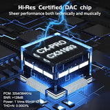 Usb C Dac Dongle Amplifier Ultimate Audio Experience Usb-C To 3.5Mm Audio Adapter With Cx31993 Chip Supports Hi-Resolution 32-Bit/384Khz Lossless Hifi Music Compatible With Type C Smartphones