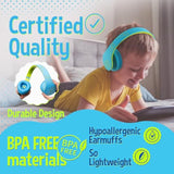 PowerLocus Kids Headphones Over-Ear, Bluetooth Wireless Headphones for Kids,wi