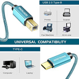 Usb C Printer Cable 30Ft, High Speed Usb B To Usb C Printer Cord