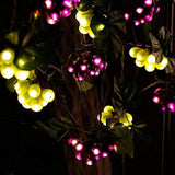 Grape Vine String Lights, 100 Led Grape Lights, Fruit String Lights For Kitchen, Wine Cabinet, Home Decoration, 10 Clust