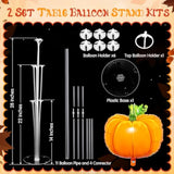 Fall Balloon Pumpkin Foil Stand Kit Table Centerpiece Boho Wedding Birthday