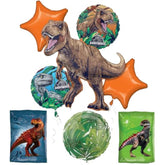 Jurassic Dinosaur World Birthday Party Supplies Balloon Bouquet Decorations 8pc