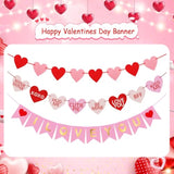 Valentine'S Day Balloon Garland Arch Kit,I Love You Banner Red Pink White Confetti Balloons For For Women Girls Wedding Engagement Mother'S Day Anniversary Decoration Supplies