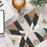 Western Mouse Pad Brown Small Mousepads Rectangle Cowboys Travel Computer Mouse Pad For Laptop, Retro Mousepads Western Gifts Office Decor For Cowgirls Women 11.8X9.8