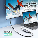Usb C Hub Multiport Adapter, 7 In 1 Usb-C Hub For Macbook Pro/Air, With 4K 60H