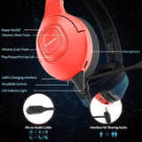 Wireless Nintendo Switch Headset With Mic,2.4Ghz Wireless Gaming Headphones - 7.1 Surround Sound Bluetooth Headphone With Ai Noise Cancellation Microphone For Pc Computer Laptop Xbox Ps4 Ps5