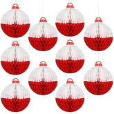 10Pcs Gone Fishing Honeycomb Ball Decorations Centerpieces For Tables Bobber Paper Hanging Ceiling Sign Fishermen Themed Party Supplies For Fishing Theme Party Birthday Baby Shower Party Favor