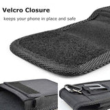 Phone Holster For Samsung Galaxy S25 Ultra S24 Plus S23 S22 S21 Fe S20 Note 20 A35 A16 A23 A15 A51 A71, Moto G Stylus 5G Nylon Cell Phone Belt Clip Holster Carrying Pouch W Card Holder,Black