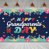Grandparents Day Backdrop Banner 63x39 Inch Photo Booth Wall Decor