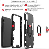Huawei P30 Lite Case, 2 in 1 Hybrid Heavy Duty Armor Shockproof Defender