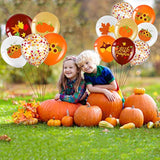 45pcs Little Pumpkin Balloons 12 Inch for Thanksgiving Autumn Baby Shower Birthday Party Decor