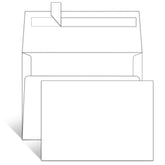 White Blank Cards (Unfolded) And Envelopes 4 X 6 Flat Postcards And A6 Envelopes Self Seal 100 Pack For Wedding, Invitations, Diy Greeting Cards & All Occasion