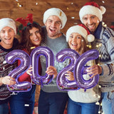 16 Inch Purple 2026 Foil Number Balloons Party Supplies