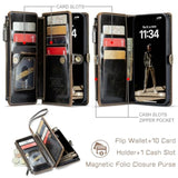Samsung Galaxy S24+/Plus Wallet Case with Card Holder, Coffee - Premium Phone Case with Card Slot, Coffee Color