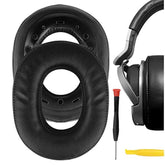 Geekria QuickFit Replacement Ear Pads for Sony MDR-HW 700/ 700DS Wireless Headphones Ear Cushions, Repair Parts with Video Guide (Black)