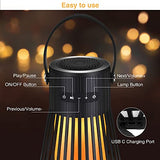 Outdoor Bluetooth Speaker with Flame Atmosphere, Led Waterproof Wireless Torch Speaker, Stereo Sound, Cool Gadgets for Camping, Yard, , Home,