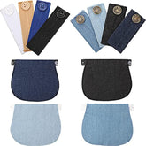 12 Pieces Button Extenders Set For Pants, Including Belly Button Exten