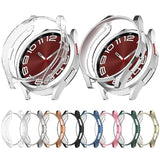 Screen Protector Case Compatible For Samsung Galaxy Watch 6 Classic 43Mm 47Mm Soft Tpu Bumper Cover Case Replacement For Galaxy Watch6 Classic Smart Watch (47Mm, 8Colors)