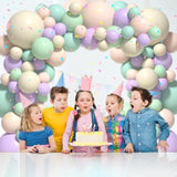Pastel Balloon Garland Kit,5 12 18 Inch Balloons For Happy New Year 2024 Birthday Party Baby Shower Graduation Wedding Holiday Party Decoration