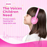 Kids Headphones, Ear Headphones For Kids, Wired Headphones With Safe Volume Li